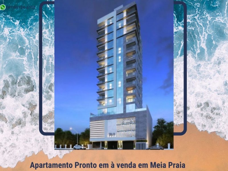 Apartamento pronto  em meia praia- sc